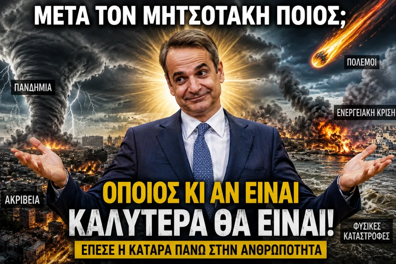 meta ton mitsotaki poios