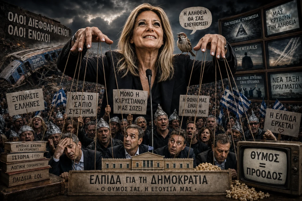 to-komma-karystianoy-kai-h-megali-ethniki-mas-parakrousi