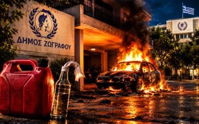 Η δημοκρατία πήρε φωτιά και η πυλωτή έγινε δημοτικό συμβούλιο